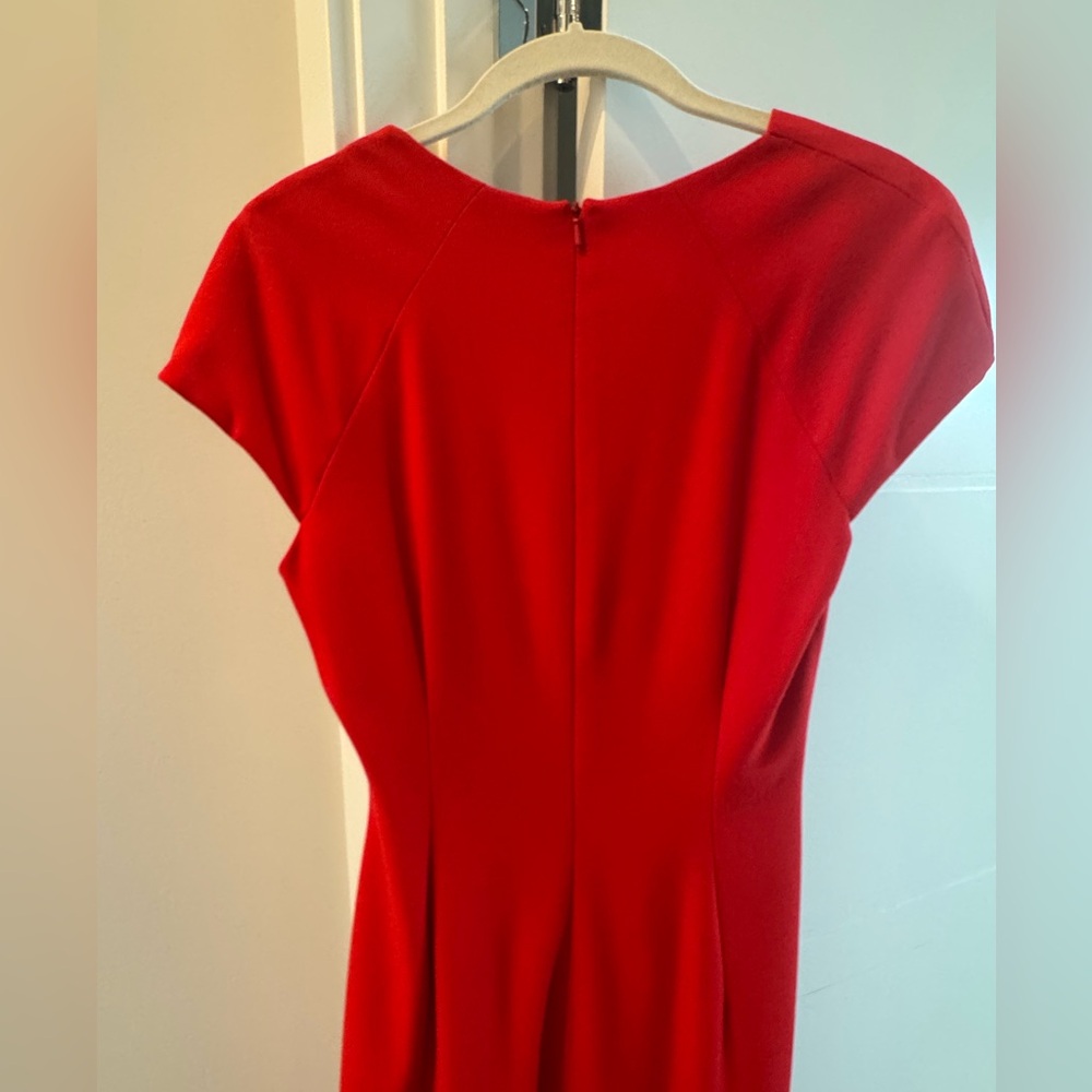 LK Bennett Red Midi Dress size 6 - Picture 7 of 10